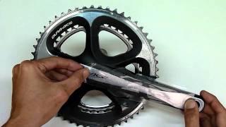 RACEshield  Installation on Shimano DuraACE FC7900 crank arm [upl. by Pippa]