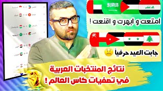 تصفيات كأس العالم 2026  التصفيات الاسيوية  نتائج المنتخبات العربية في الجولة الثانية [upl. by Hach]