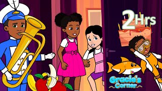 Just Be Brave  More Fun and Educational Kids Songs  Gracie’s Corner 2Hour Compilation [upl. by Aniaz]