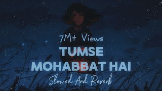 TUMSE MOHABBAT HAI  JalRaj x Smriti  Slowed And Reverb  Sabbirs World [upl. by Raseta]