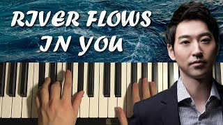 River Flows In You  by Yiruma Piano Tutorial Lesson [upl. by Knobloch]