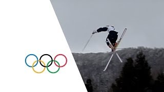 Johnny Moseley USA Moguls Qualification Highlights  Nagano 1988 Winter Olympics [upl. by Okubo177]