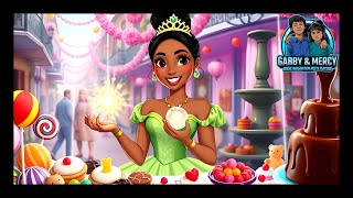 DisneyPrincess  Gabby and Mercy  kids stories  Bedtime Stories  🏰 Princess Tianas Sweet Treat [upl. by Anabella]