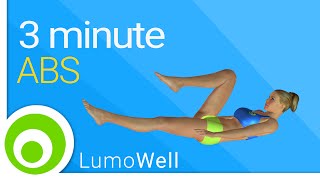 3 minute abs How to get a six pack in 3 minutes [upl. by Nairehs932]