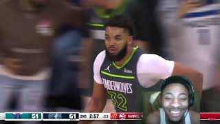 Timberwolves vs Hornets Highlights Reaction [upl. by Anitsenre317]