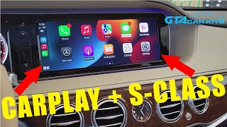 How to install Wireless CarPlay and AndroidAuto in Mercedes SClass 2014 2015 2016 2017 NTG5 [upl. by Laeria942]