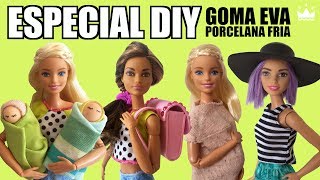 👒🎒👶🏼🤰🏻 Cómo hacer SOMBRERO MOCHILA BEBÉ Y BARRIGA EMBARAZO con Goma Eva y Porcelana Fría [upl. by Korrie]