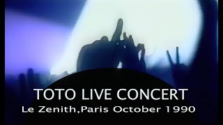 TOTO  Live In Paris 1990 HD 720p Transfer [upl. by Ezra]