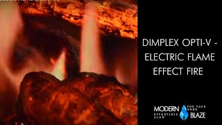 Dimplex OptiV  Electric Flame Effect Fire [upl. by Nanon]