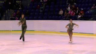 8 A CERNUSCHI  F AMBROSINI ITA  ISU JGP Kosice 2013 Junior Pairs Free Skating [upl. by Haugen]