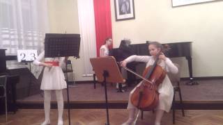 E Poldini  Dancing Doll Paulina Tomczuk  violin  Kornelia Szydło cello Zuzanna Cymer  piano [upl. by Gregoire955]