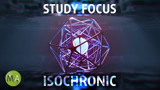 Increase Concentration with Study Focus Isochronic Tones  Deep House [upl. by Luapnoj]