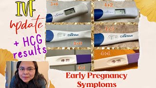 IVF Journey Update EARLY PREGNANCY SYMPTOMS  PinayOdyssey  Ep 24 [upl. by Mendel]