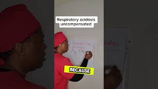 Respiratory acidosis uncompensated everyone education nclexready nursingexam [upl. by Nawyt]