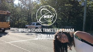 Mon trimestre scolaire au Canada avec WEP Romane [upl. by Acissj]