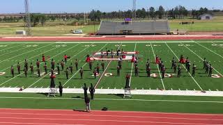 Ralls Jackrabbit HS Marching Band 2017  Sundown SOA Marching Festival Performance [upl. by Noreen]