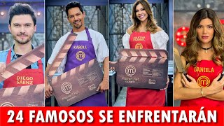 Estos son los participantes Master Chef Celebrity Colombia 2023 [upl. by Hijoung742]