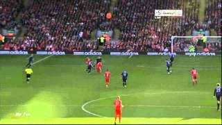 Luis Suarez GOAL Vs Stoke City 210312 HD [upl. by Yehudi]