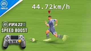 FIFA 22  SPEED BOOST  EXPLOSIVE SPRINT TUTORIAL [upl. by Ellasal]