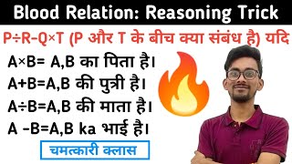 रक्त संबंध ट्रिकBlood Relation Reasoning Trickreasoning tricksSmartstudyplatform98 [upl. by Colburn872]