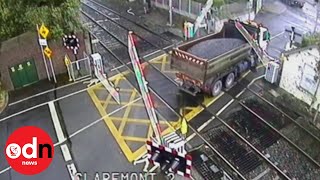 Video of people ignoring level crossings will make you laugh and cry [upl. by Olivann669]