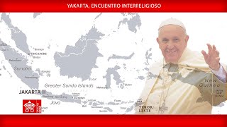 Yakarta Encuentro interreligioso 5 de septiembre de 2024 Papa Francisco [upl. by Pandolfi708]