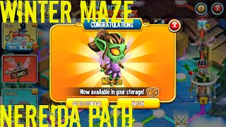 Monster Legends  Winter Maze  Nereida Path [upl. by Connolly]