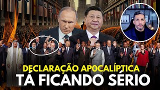 PUTIN FAZ CONVOCAÇÃO MUNDIAL E PÕE BRASIL NO EIXO DO FIM DO MUND0 [upl. by Soisatsana]