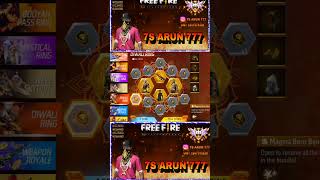 garenafreefire ⚡💢 Diwali ring event spinning 💯Arun like and subscribe and comment 💝 [upl. by Asilak]