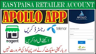 How to sign up apollo telenor app  apollo telenor app sign up krne ka tarika  Shahid info [upl. by Ydnal486]