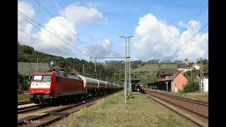 Bahnalltag in Probstzella am 12092022  Grenzlasten mit Schiebung [upl. by Casabonne]