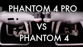 Phantom 4 Pro vs Phantom 4 Comparison [upl. by Aisyle938]