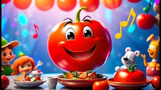 Nursery rhyme about tomato I Hindi Rhymes for Kids  Tomato Song for Kids  colorful animations [upl. by Nace518]