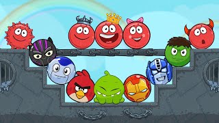 Red Ball 4  All Levels All Skins  Red Ball Friends Vs All Bosses [upl. by Lednew546]