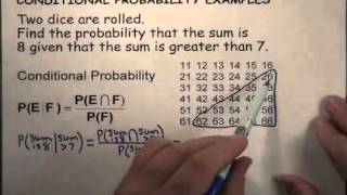 Conditional Probability Problem with 2 Dice [upl. by Yousuf]