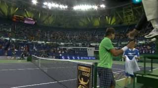 Nadal matchpoint VS Blake 2R Shanghai 2009 [upl. by Howlend]