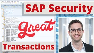 SAP Security  The most important Transactions [upl. by Sarine149]