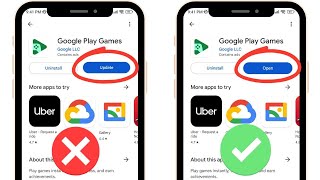 Google Play Games Update Problem  Google Play Games Not Opening [upl. by Nnyrat]