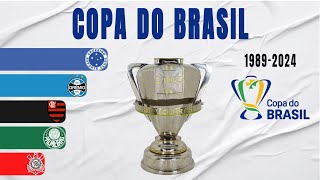 Copa do Brasil All Winners 19892024  Brazil Cup [upl. by Berky30]