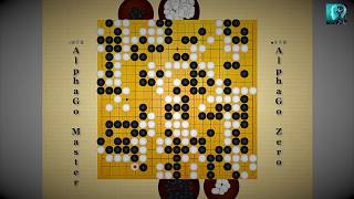 AlphaGo Zero vs AlphaGo Master Game 2 of 20 [upl. by Ahseia]