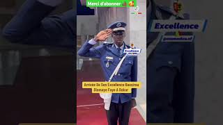 Retour du Président Bassirou Diomaye à Dakar senegal [upl. by German145]