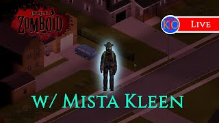 Mista Kleen Heals his Broken Leg  Project Zomboid LIVE [upl. by Lashoh114]