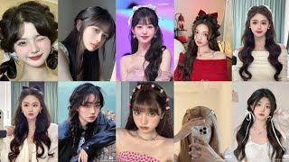 𓍢ִ໋🌷͙֒♫₊˚Korean Hairstyles that will make u beautiful everyday  04 👻💞 [upl. by Yrroc]