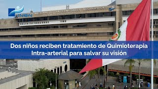 Dos niños reciben tratamiento de Quimioterapia Intraarterial para salvar su visión [upl. by Eserrehs]