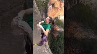 Climber falls Follow for more rockclimbing [upl. by Galatea]