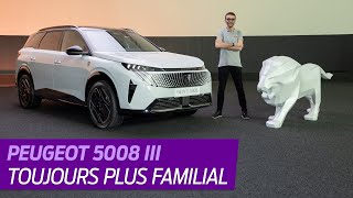 Peugeot 5008 III 2024 Le roi des crossovers 7 places se renouvelle [upl. by Bert]