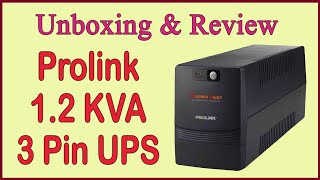 Prolink PRO1201SFC Line Interactive UPS Unboxing amp Review [upl. by Hodgson40]