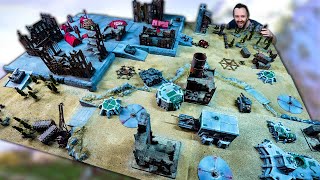 I made a MASSIVE Warhammer 40k Gaming Board [upl. by Eenttirb]