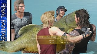 FINAL FANTASY 15 · Anglers Nightmare  Devil of the Cygillan Murk Grouper Navyth sidequest [upl. by Lleddaw]