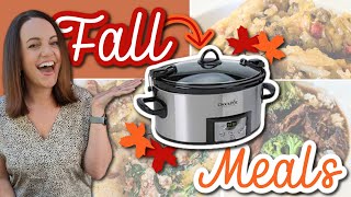 3 Cozy 🍂FALL🍂 Crockpot Dinners Winner Dinners 174 [upl. by Enaile]